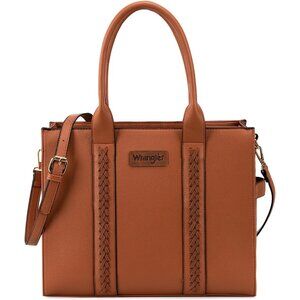 Wrangler Large Tote Bags Purses for Women Work Top-Handle Handbags with Strap